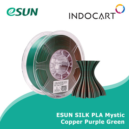 3D Printer FILAMENT ESUN SILK PLA Mystic Multi Gradient Color 1.75mm 1kg