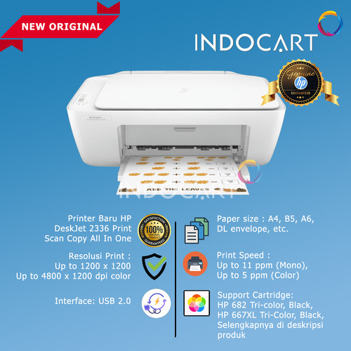 Printer HP DeskJet Ink Advantage 2336 Print Scan Copy All In One