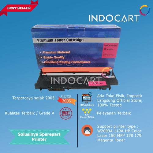 Toner Cartridge Compatible W2090A 119A-HP 150 MFP 178 179 dengan chip