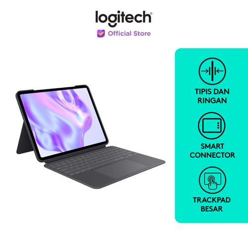[EZO.8500011] Logitech Combo Touch Keyboard Case untuk iPad Pro 13 inch (M4 2024)