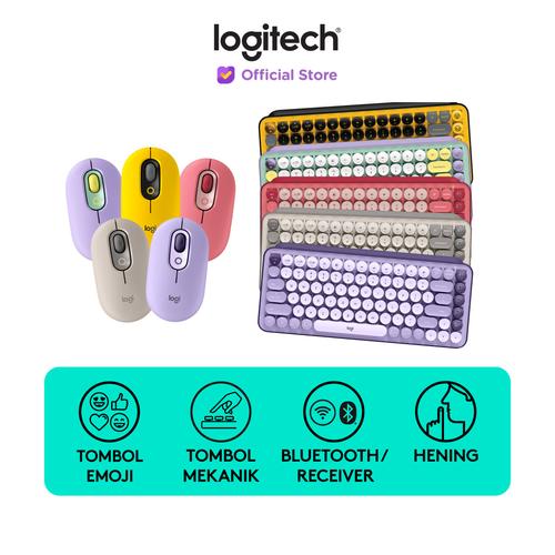 [EZO.8500118] [BUNDLING] Logitech Combo Pop Mouse & Pop Keys