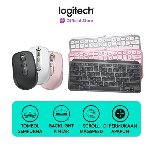 [EZO.8500120] [BUNDLING] Logitech MX Keys Mini Keyboard & MX Anywhere 3s Wireless Bluetooth Rechargable Mouse