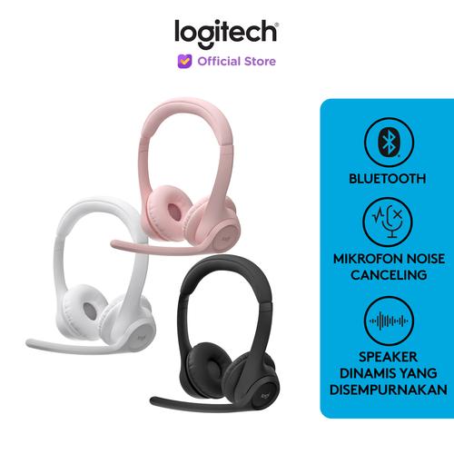 [EZO.8500014] Logitech Zone 300 Headset Bluetooth Wireless, Mikrofon Noise-Canceling, Kompatibel untuk Windows, Mac, Chrome, Linux, iOS, iPadOS, Android