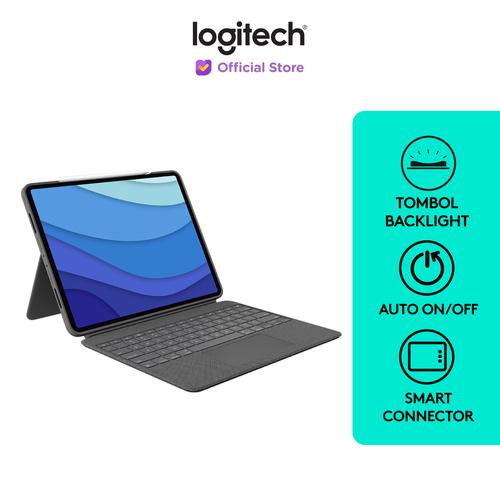 [EZO.8500134] Logitech Combo Touch Keyboard Case Backlit Trackpad iPad Pro 12.9-inch