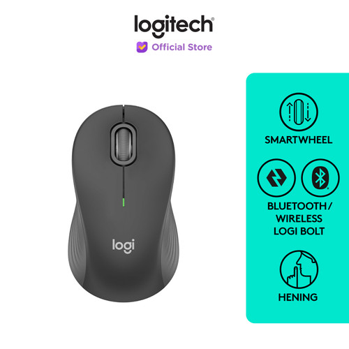 [EZO.8500022] Logitech Signature M550 Mouse Wireless Bluetooth Silent Clicks