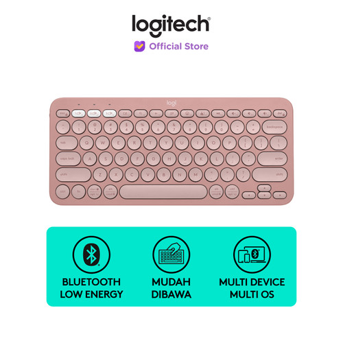 [EZO.8500024] Logitech Pebble Keys2 K380s Keyboard Wireless Bluetooth MultiPerangkat