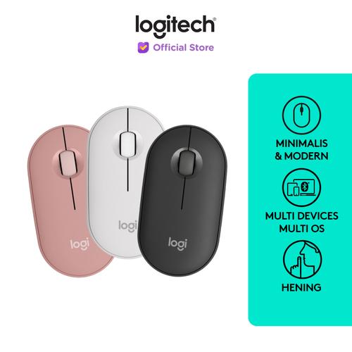 [EZO.8500025] Logitech Pebble 2 M350s Mouse Wireless Bluetooth Slim Silent