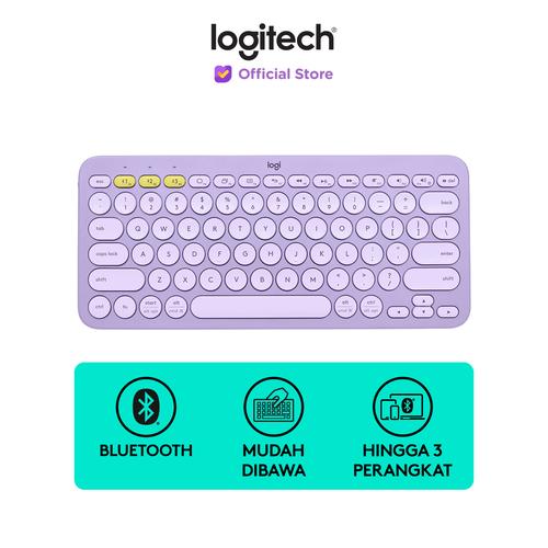 [EZO.8500149] Logitech K380 Keyboard Wireless Bluetooth Multi-Device – Lavender