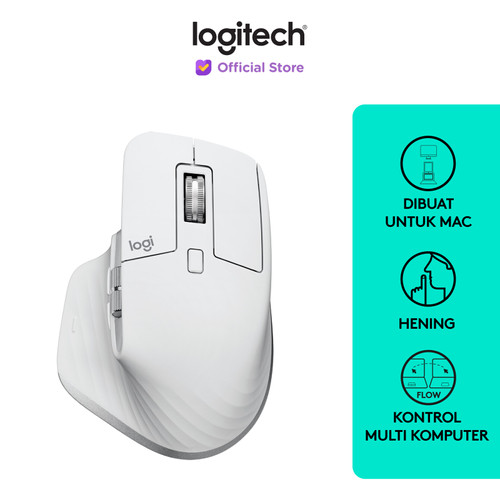 [EZO.8500038] Logitech MX Master 3S Mouse Wireless Bluetooth Quiet Click for Mac