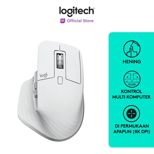 [EZO.8500041] Logitech MX Master 3S Performance Mouse Wireless Bluetooth Quiet Click