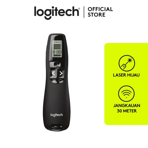 [EZO.8500043] Logitech R800 Remote Pointer Presentasi Wireless Laser Hijau