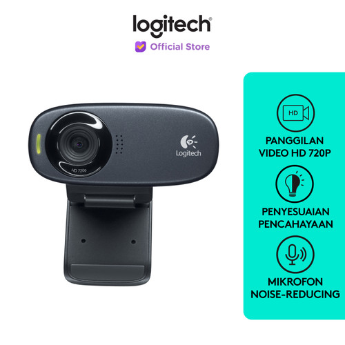 [EZO.8500171] Logitech C310 Webcam HD 720p dengan Mikrofon Noise-Reducing