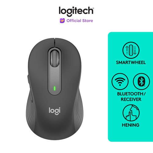 [EZO.8500045] Logitech Signature M650 L Mouse Wireless Bluetooth Silent Full Size