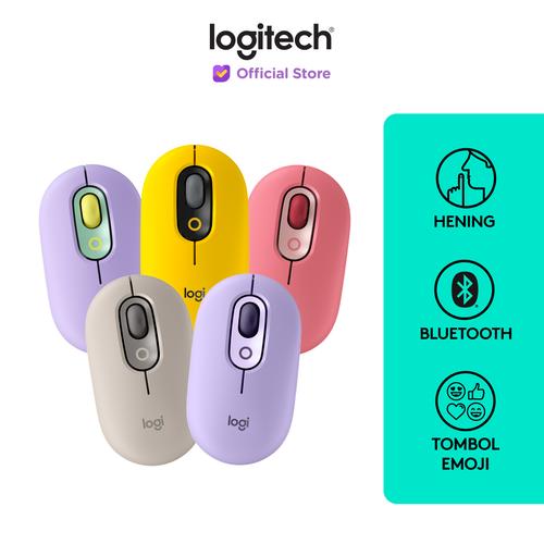 [EZO.8500050] Logitech POP Mouse Wireless Bluetooth Silent Emoji Keys