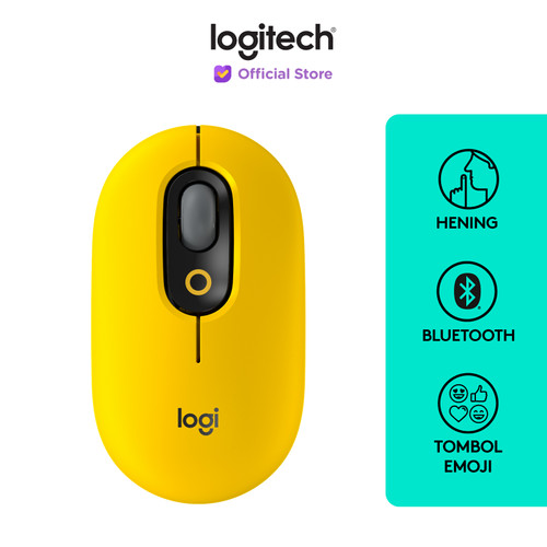 [EZO.8500050] Logitech POP Mouse Wireless Bluetooth Silent Emoji Keys