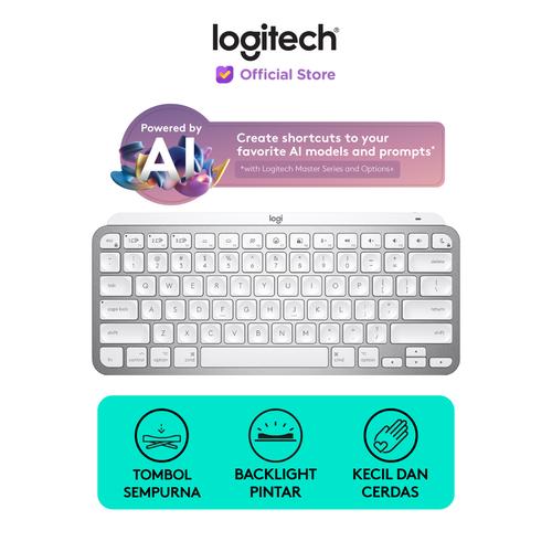 [EZO.8500051] Logitech MX Keys Mini Keyboard Wireless Bluetooth Backlit Gray for Mac