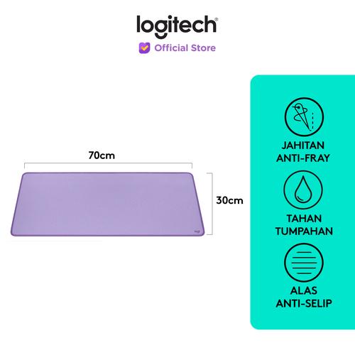 [EZO.8500056] Logitech Desk Mat Studio Series Mouse Pad XL Polos Anti-Slip-Lavender