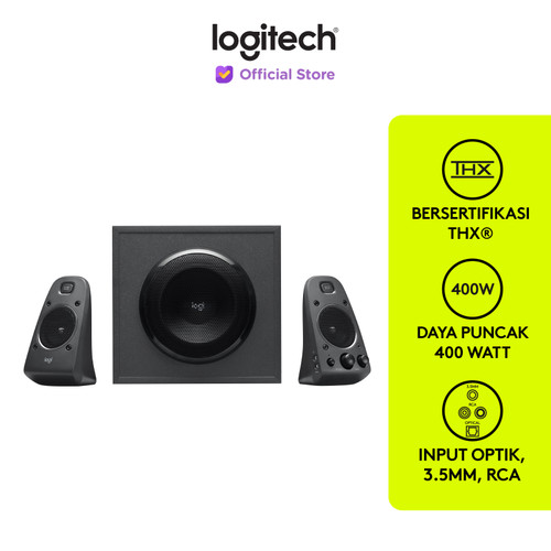 [EZO.8500190] Logitech Z625 2.1 Speaker System Subwoofer Optical Input,THX Certified