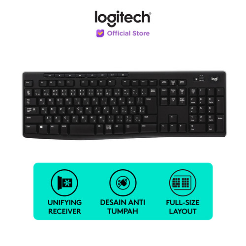 [EZO.8500070] Logitech K270 Keyboard Wireless Full Size