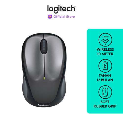 [EZO.8500082] Logitech M235 Mouse Wireless Grip Karet Nyaman - Colt