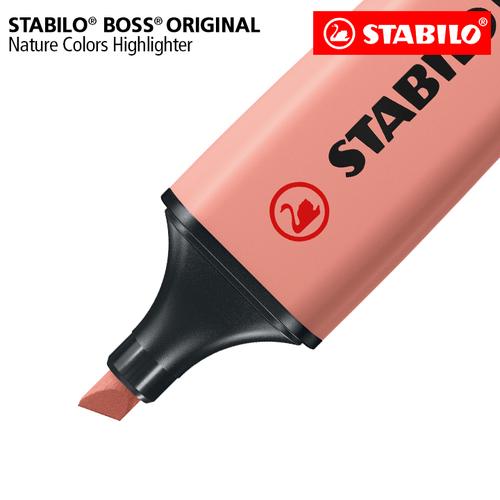 [EZO.8600018] STABILO BOSS Naturecolors Sienna / Highlighter Original Warna Bata