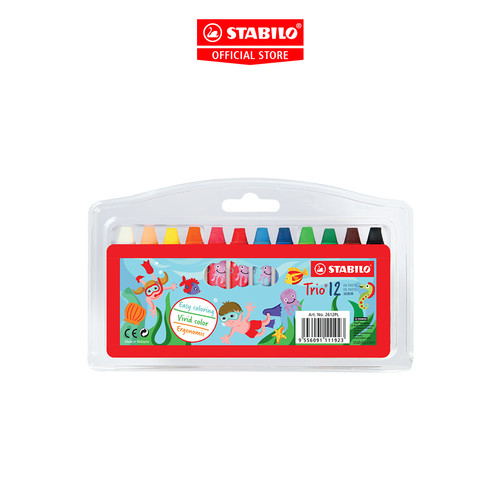 [EZO.8600025] STABILO Trio Triangular Oil Pastel / Oil Pastel / Crayon