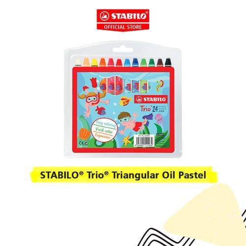 [EZO.8600025] STABILO Trio Triangular Oil Pastel / Oil Pastel / Crayon