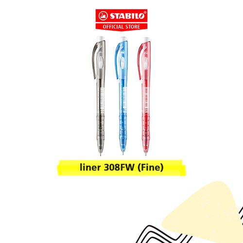 [EZO.8600027] STABILO liner 308FW Ballpoint / Pulpen / Pen