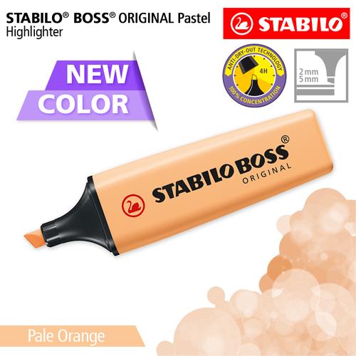[EZO.8600049] STABILO BOSS Pastel Pale Orange / Highlighter Original Warna Oranye