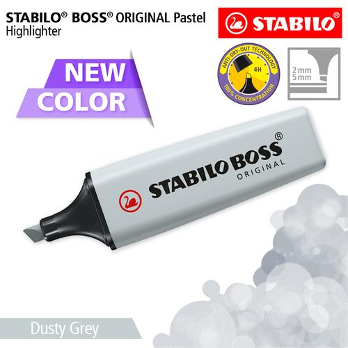[EZO.8600050] STABILO BOSS Pastel Dusty Grey / Highlighter Original Warna Abu-Abu
