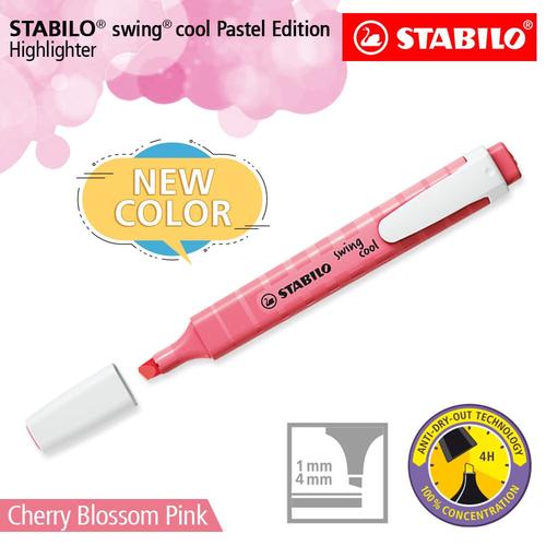[EZO.8600063] STABILO Swing Cool Pastel Cherry Blossom Pink / Highlighter Warna Pink