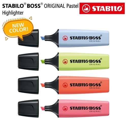 [EZO.8600067] STABILO SET 4 - BOSS Pastel Edition / Highlighter Original 4 pcs