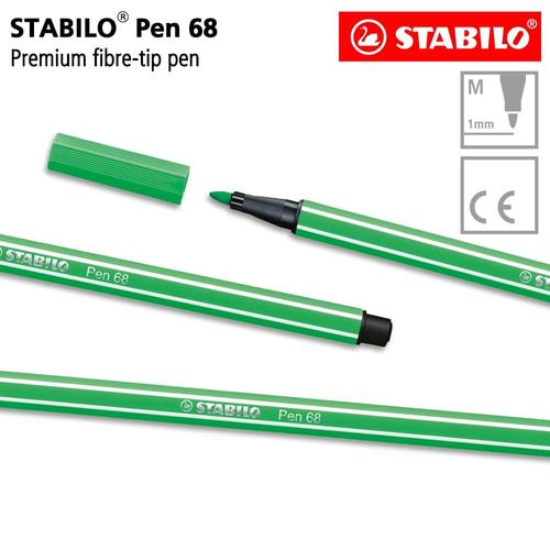 [EZO.8600099] STABILO Pen 68 Mint Green Isi 1 pcs / Highlighter Pen / Marker