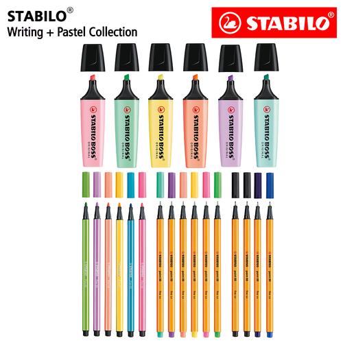 [EZO.8600274] STABILO Pastel Collection - Set 22 BOSS Pen 68 point 88