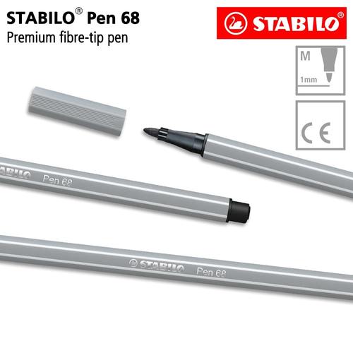 [EZO.8600124] STABILO Pen 68 Medium Cold Grey Isi 1 pcs / Highlighter Pen / Marker