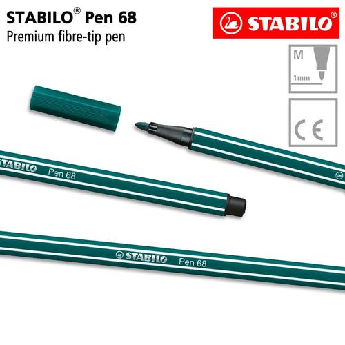 [EZO.8600134] STABILO Pen 68 Turquoise Green Isi 1 pcs / Highlighter Pen / Marker /