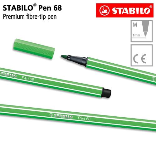 [EZO.8600135] STABILO Pen 68 Leaf Green Isi 1 pcs / Highlighter Pen / Marker / Hijau