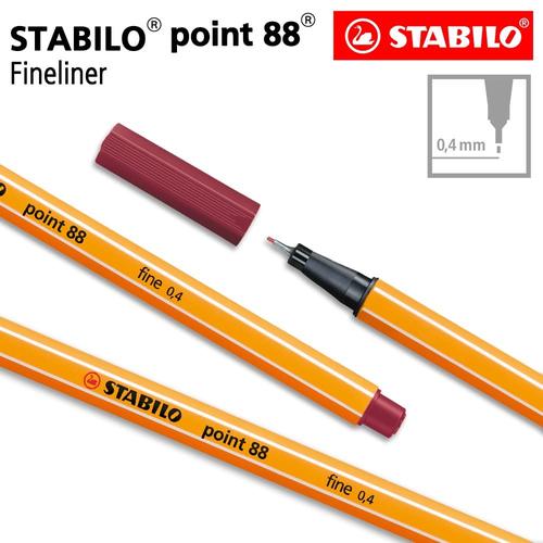 [EZO.8600164] STABILO Point 88 Purple Isi 1 pcs / Fineliner / Pen Warna Ungu
