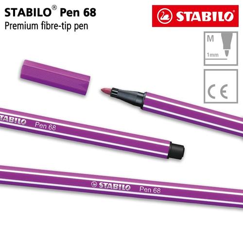 [EZO.8600204] STABILO Pen 68 Lilac 1 pcs / Highlighter Pen / Marker / Ungu