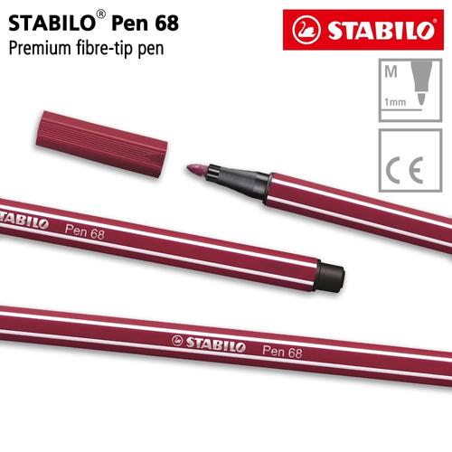 [EZO.8600206] STABILO Pen 68 Purple 1 pcs / Highlighter Pen / Marker / Ungu