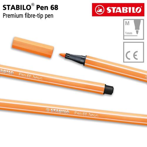 [EZO.8600209] STABILO Pen 68 Fluorescent Orange 1 pcs / Highlighter Pen / Marker