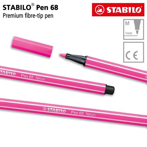 [EZO.8600214] STABILO Pen 68 Fluorescent Pink 1 pcs / Highlighter Pen / Marker