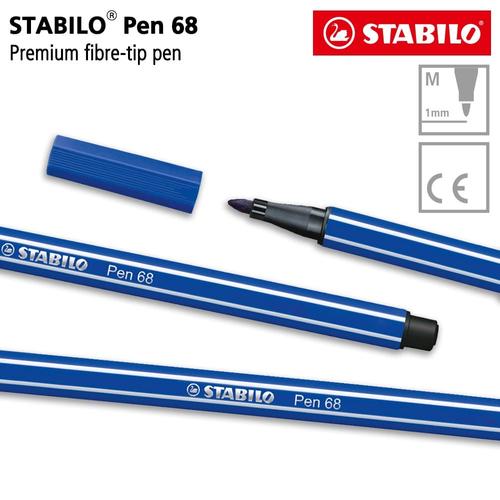[EZO.8600221] STABILO Pen 68 Ultramarine 1 pcs / Highlighter Pen / Marker / Biru Tua