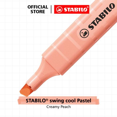 [EZO.8600231] STABILO Swing Cool Pastel Creamy Peach / Highlighter Warna Orange