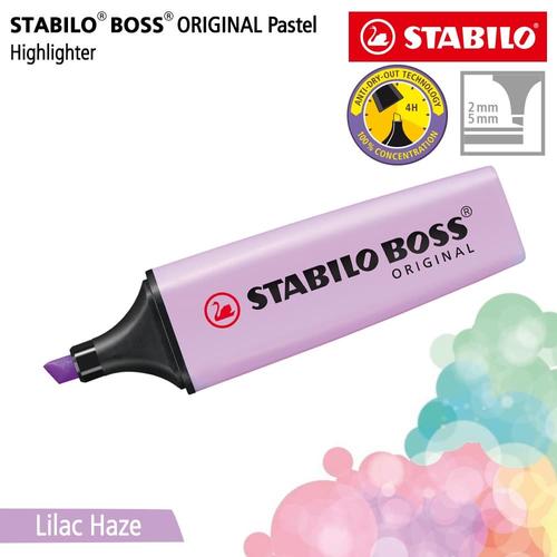 [EZO.8600241] STABILO BOSS PASTEL Lilac Haze / Highlighter Original Warna Ungu