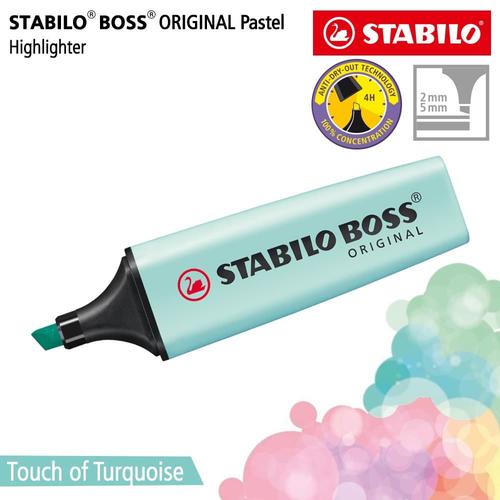[EZO.8600244] STABILO BOSS PASTEL Touch of Turquoise / Highlighter Warna Tosca Biru