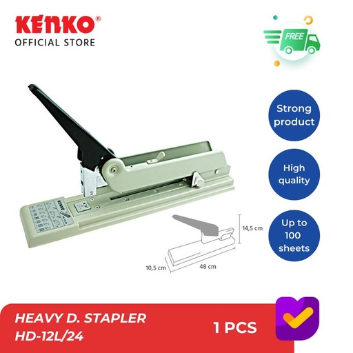 [EZO.8700036] KENKO HEAVY D. STAPLER / STEPLER HD-12L/24