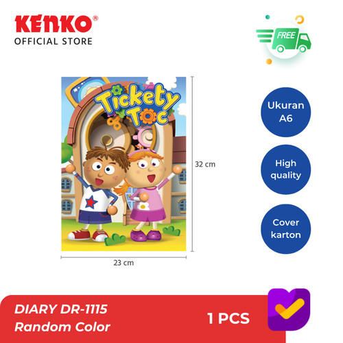 KENKO DIARY DR-1115 / Buku Catatan Random Color