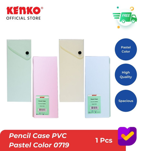 KENKO PENCIL CASE KOTAK PENSIL PC-0719 Pastel Color