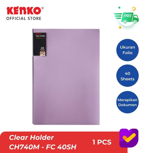 KENKO CLEAR HOLDER / MAP FILE CH740M - FC 40SH Metallic Color